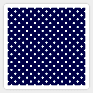 Pea Pattern Navy Blue Sticker